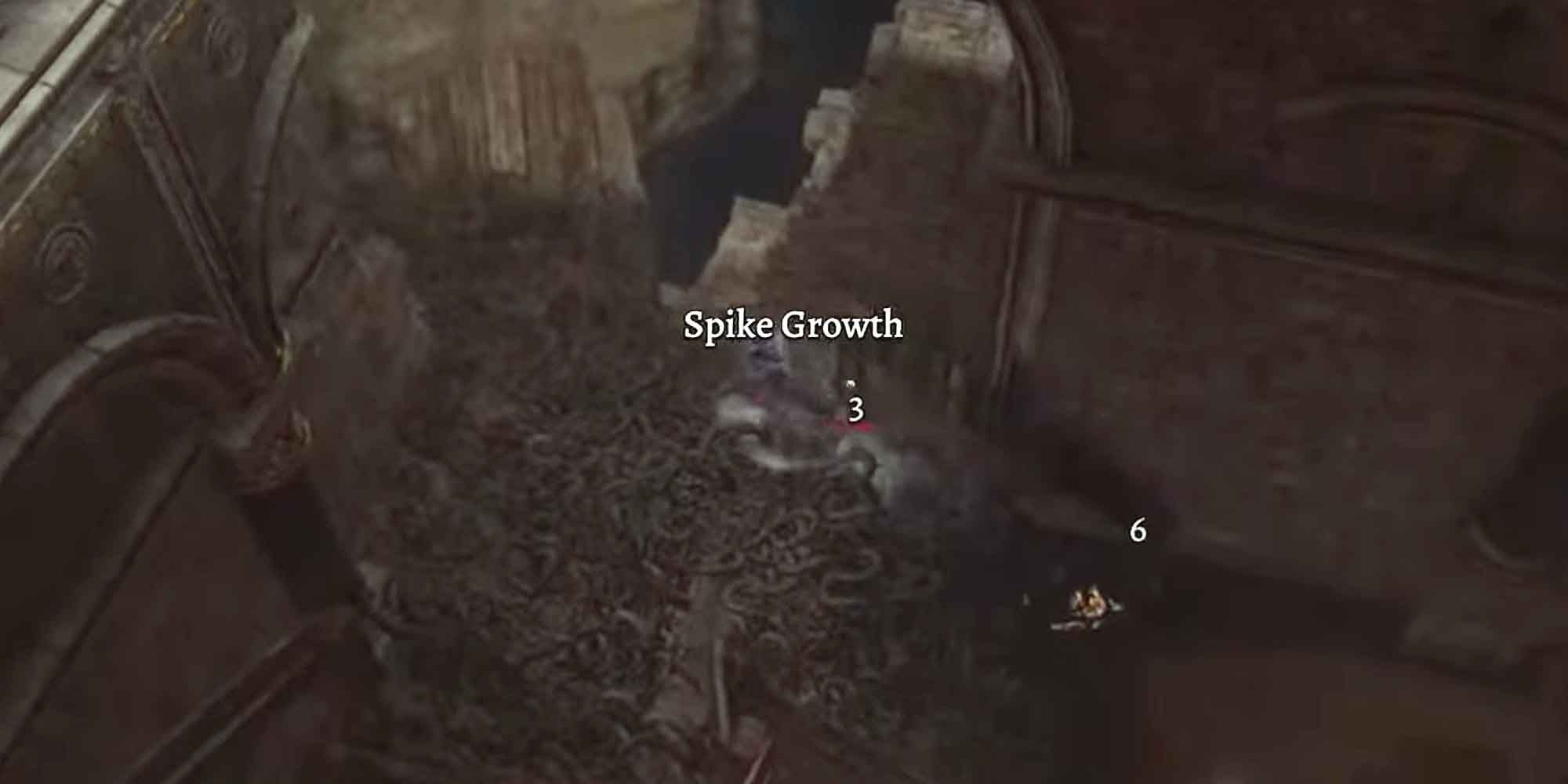 Using Spike Growth on a group of kobolds in Baldur's Gate 3