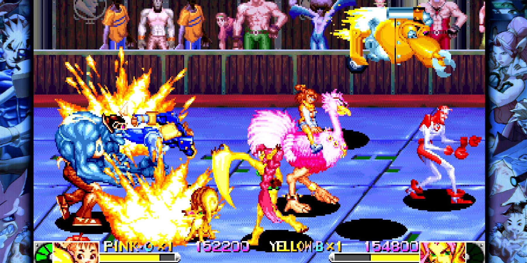 an image of battle circuit from capcom beat em up bundle