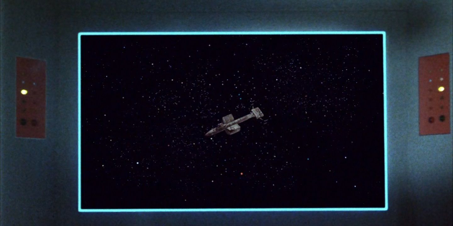 The SS Botany Bay seen on the Enterprise's viewscreen Star Trek