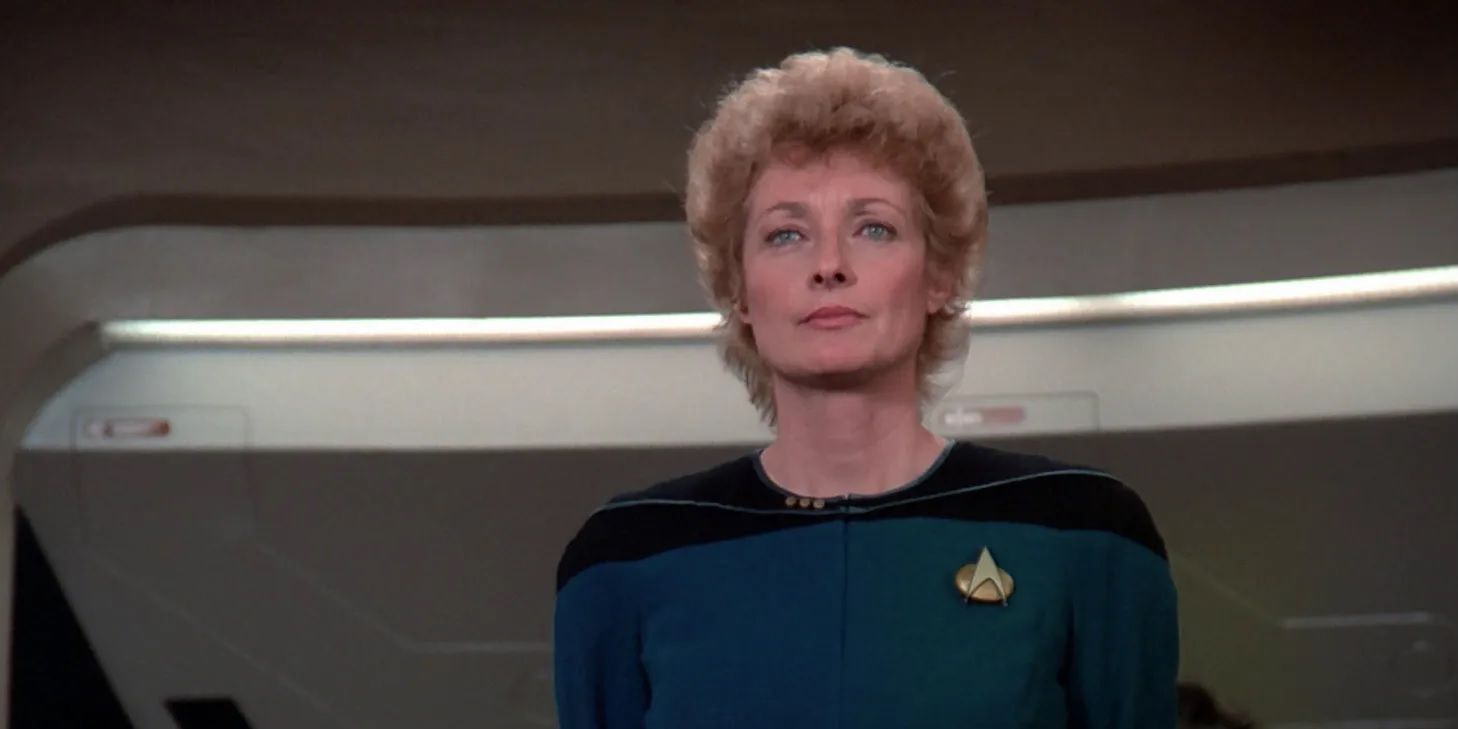 Katherine Pulaski in Star Trek: The Next Generation.