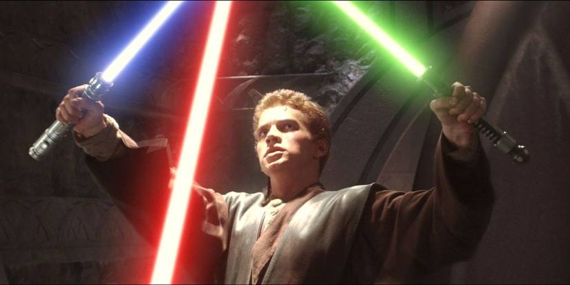 star wars anakin skywalker sabers