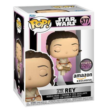Star Wars Funko Pop - Rey - Power of the Galaxy - Amazon Exclusive