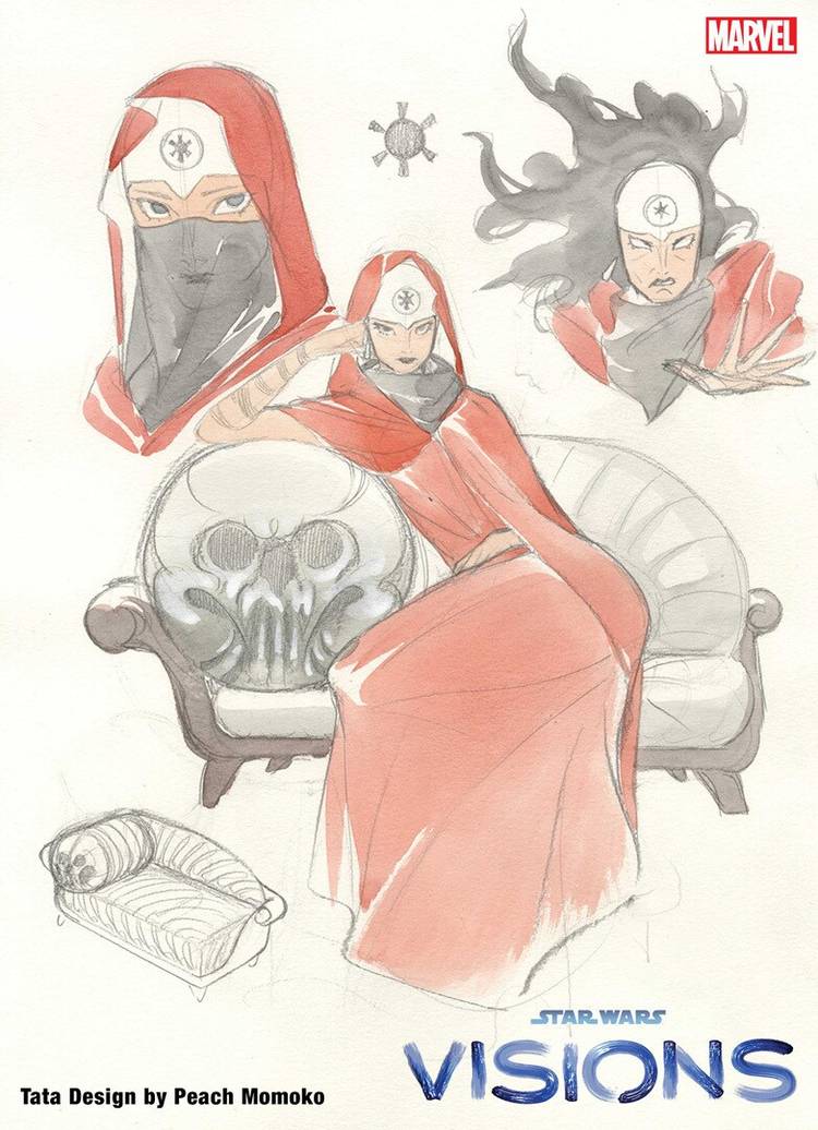 Star Wars Visions Peach Momoko Ankok Tata