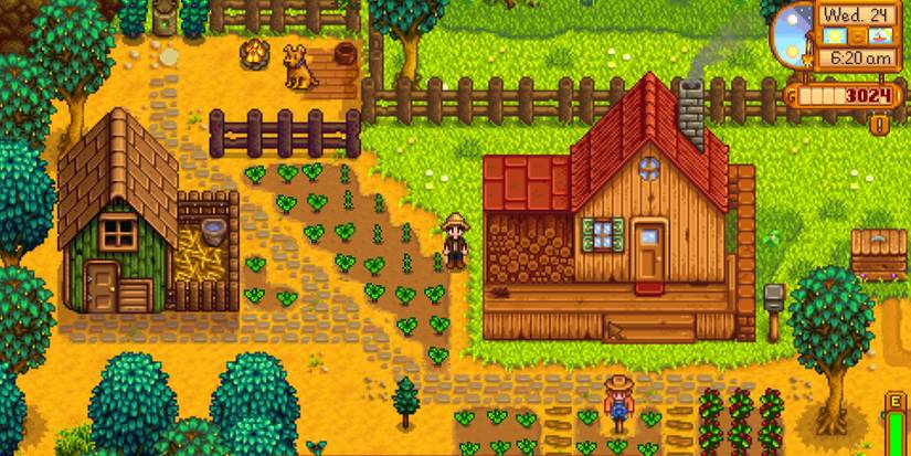 Stardew Valley's landscape layout