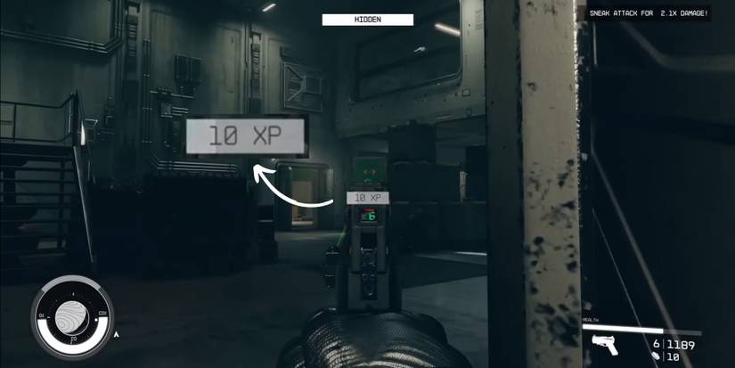 image showing xp gain in starfield.