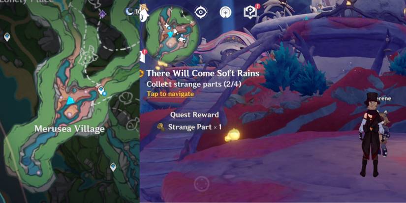 strange Part from serene Genshin Impact