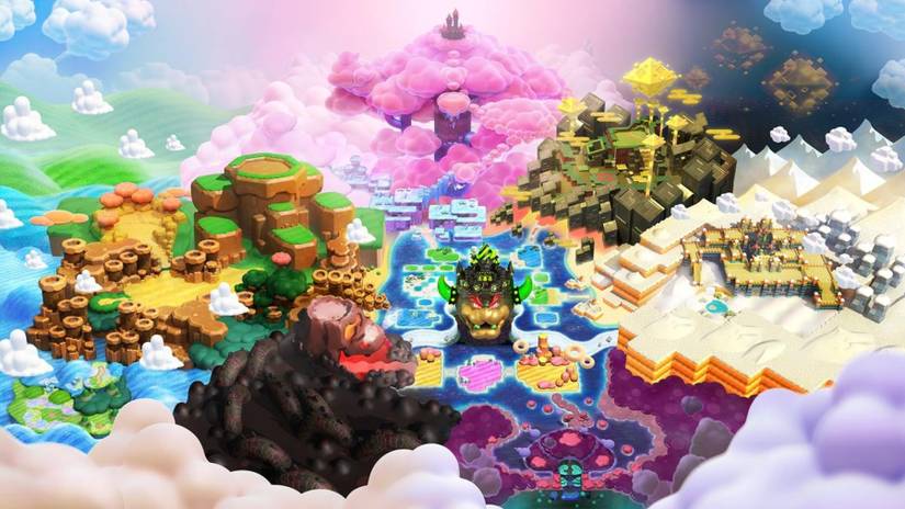 super mario bros wonder flower kingdom map