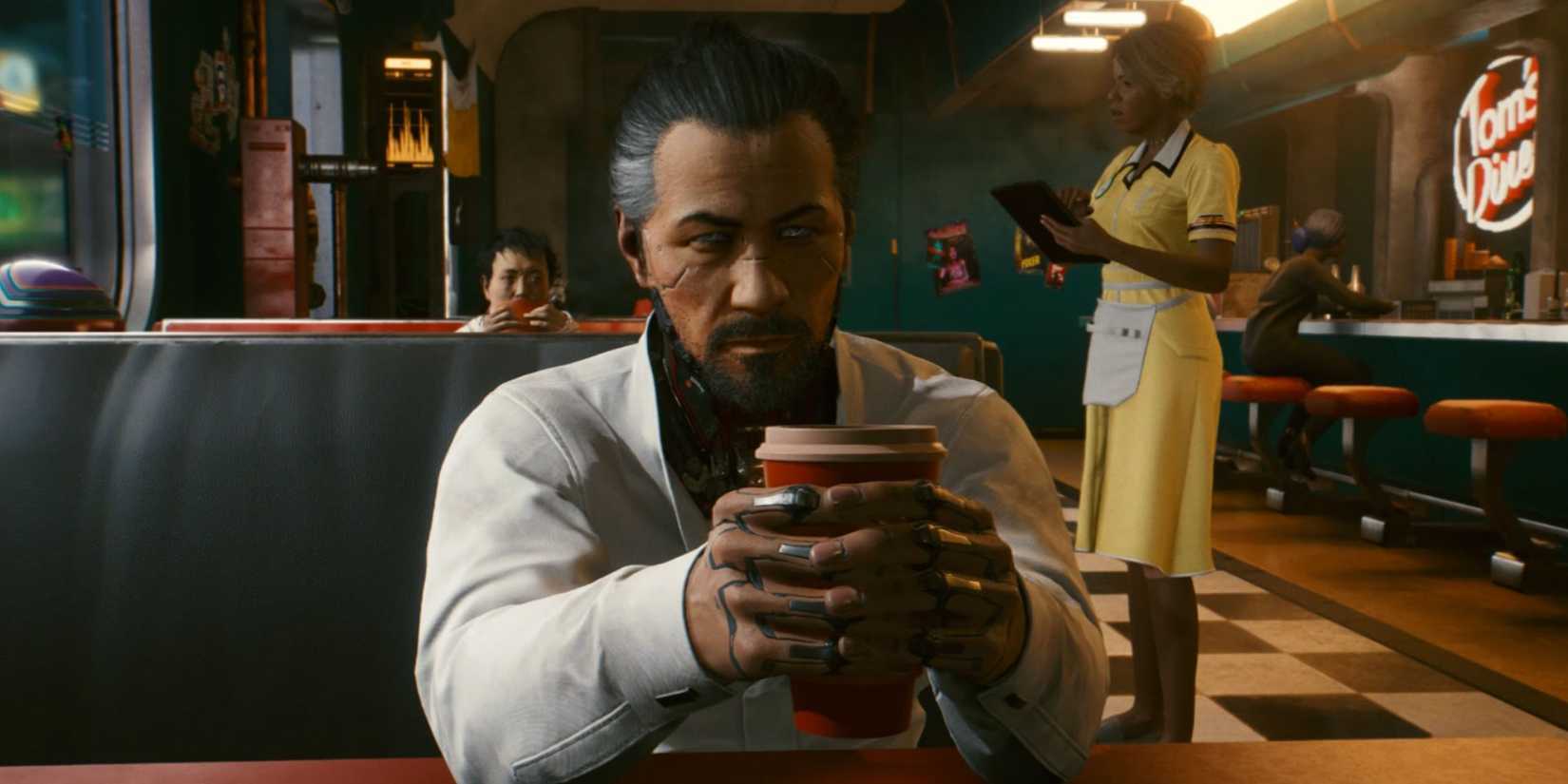 Takemura in Cyberpunk 2077