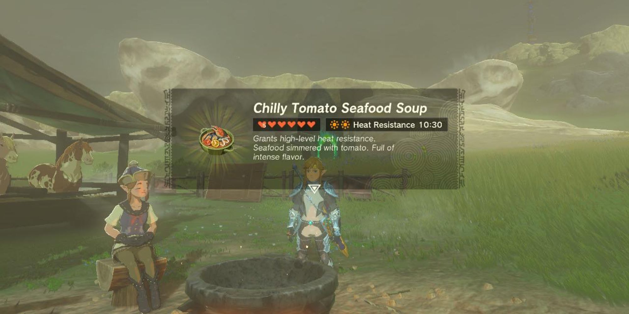 Tears of the Kingdom Chilly Tomato Seafood Soup