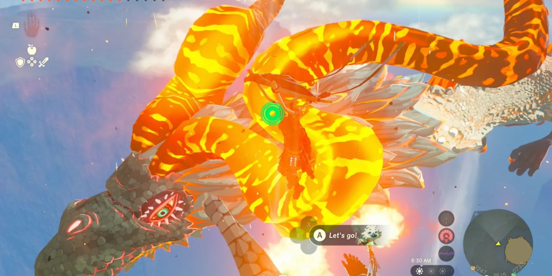 Zelda: Tears of the Kingdom Player Builds Incredible Flying Dragon Machine