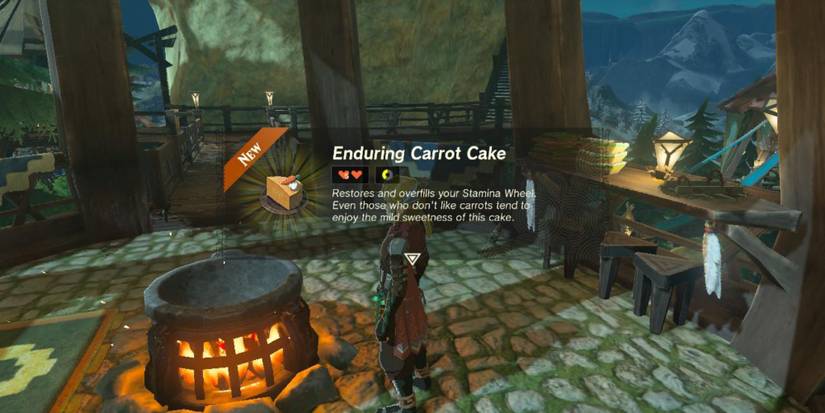 Tears of the Kingdom Enduring Carrot Cake