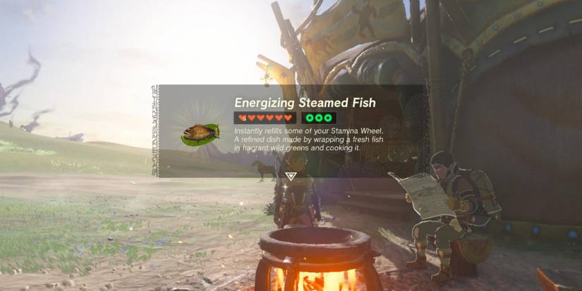 Tears of the Kingdom Energizing Steamed Fish