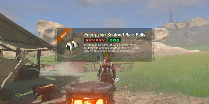 Tears of the Kingdom Energizing Steamed Rice Balls