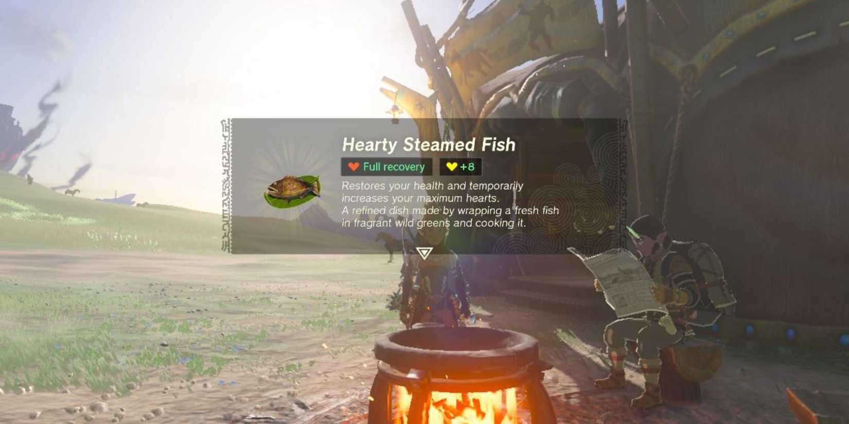 Tears of the Kingdom Hearty Steamed Fish