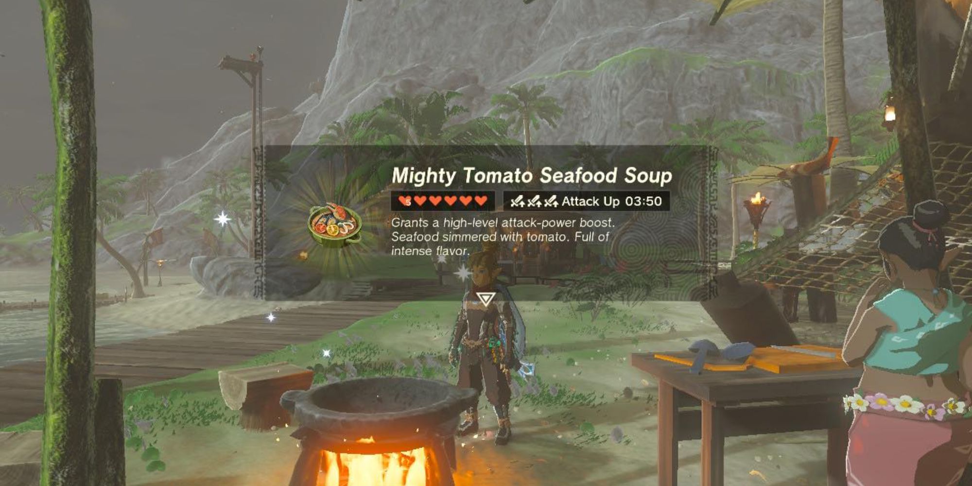 Tears of the Kingdom Mighty Tomato Seafood Soup