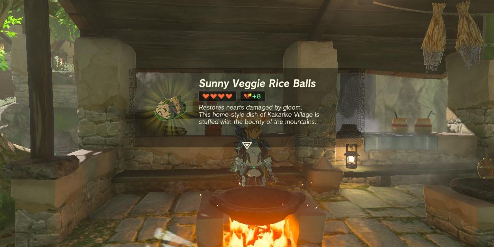 Tears of the Kingdom Sunny Veggie Rice Balls
