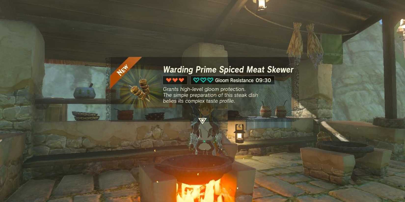 Tears of the Kingdom Warding Prime Spiced Meat Skewer