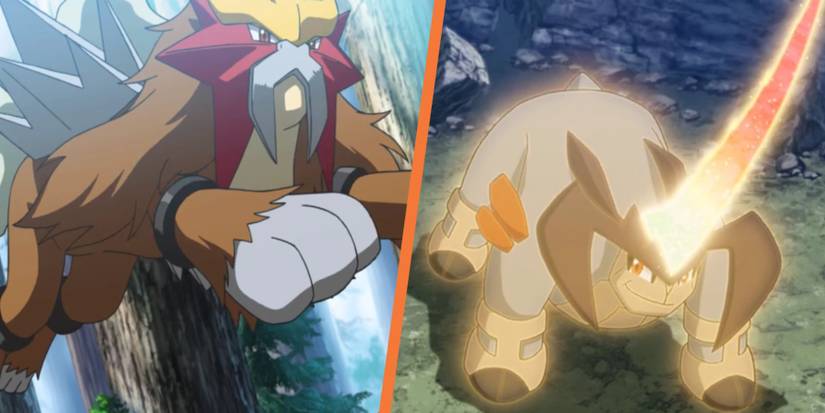 Terrakion Entei Anime