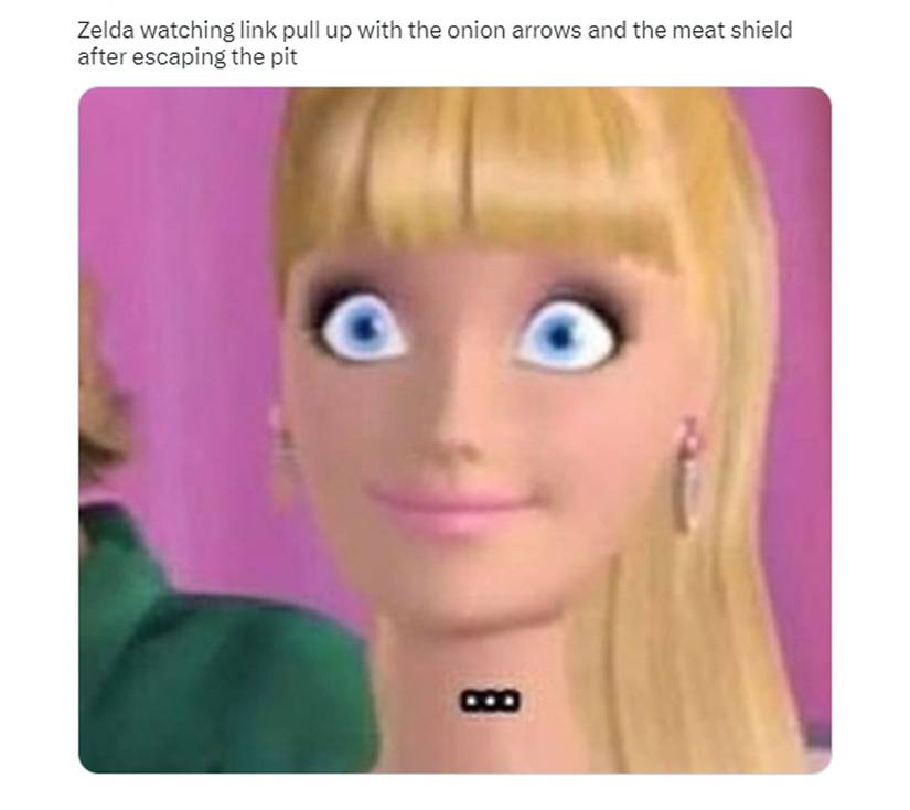 The Barbie meme for The Legend of Zelda Tears of the Kingdom-1