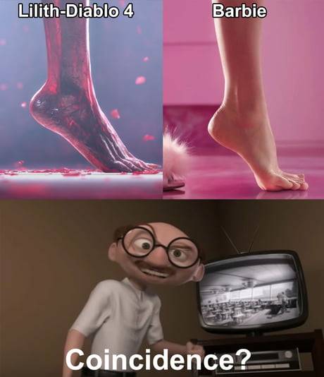 The Barbie meme in Diablo 4