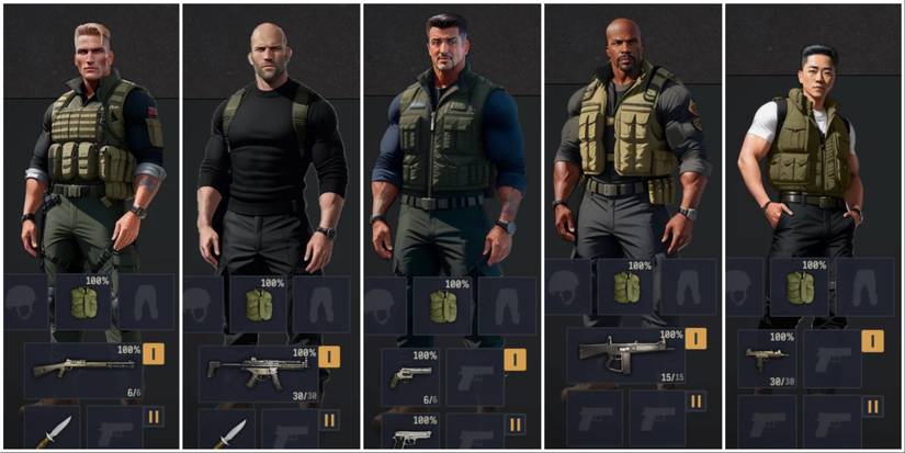 The Expendables in Jagged Alliance 3