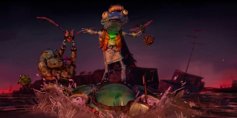 The mutant cousins in Teenage Mutant Ninja Turtles Mutant Mayhem