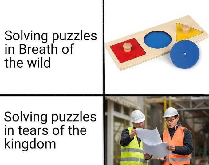 The puzzle meme for The Legend of Zelda: Tears of the Kingdom