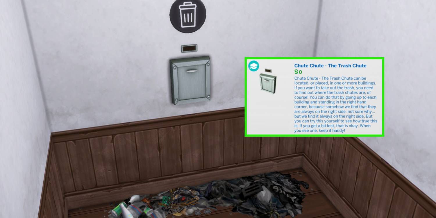Chute Chute - The Trash Chute is FREE in The Sims 4