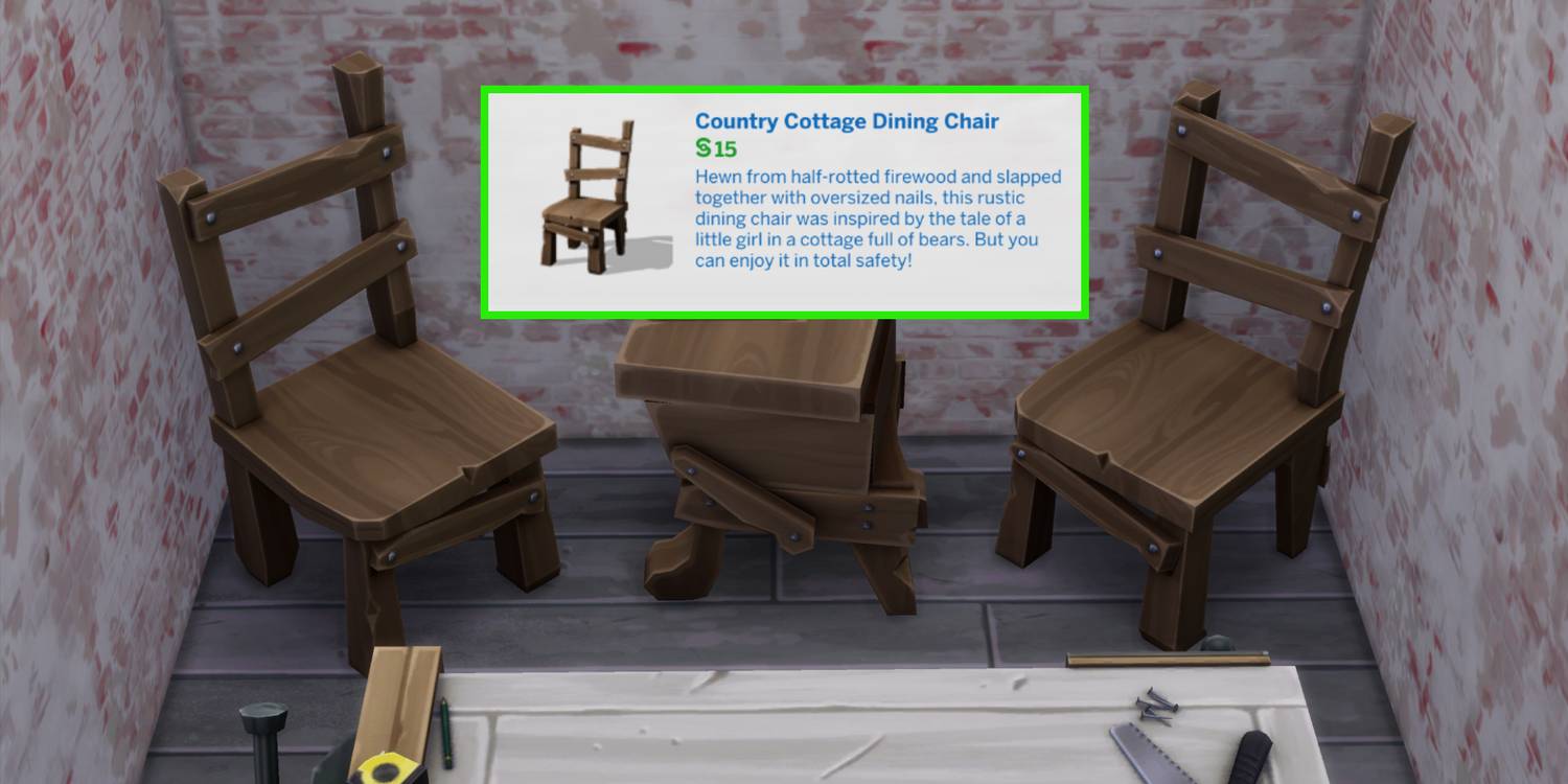 The Country Cottage Dining Chair is the cheapest chair in the game