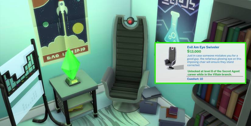 The Evil Am Eye Swiveler is the most expensive chair in the game