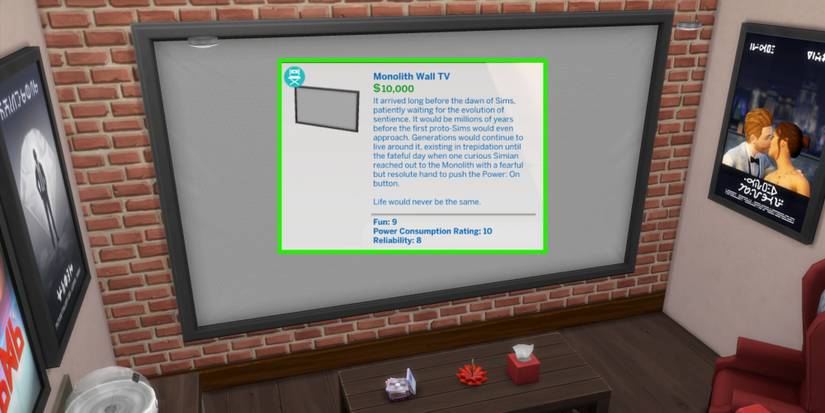 The Monolith Wall TV is the most expensive TV in the game