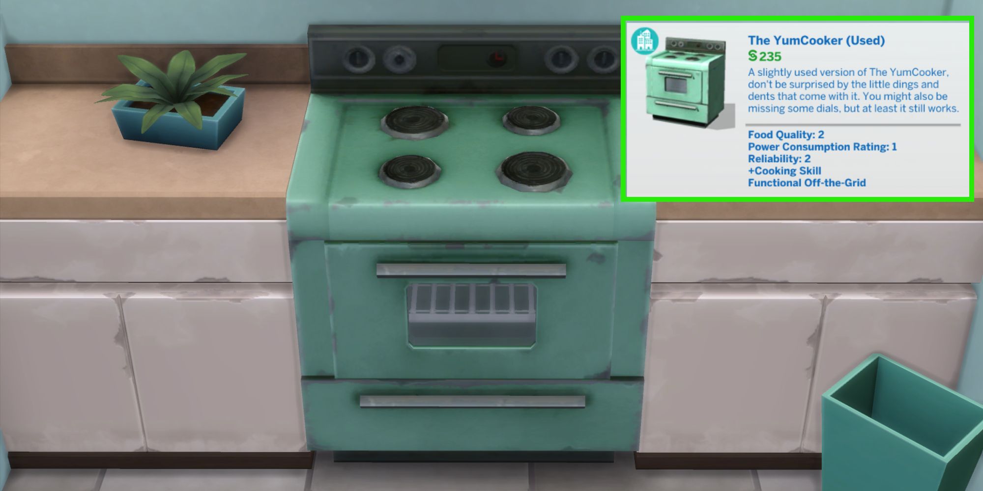 The Yum Cooker (Used) is the cheapest stove in the game