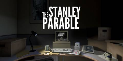 computer with The stanley parable