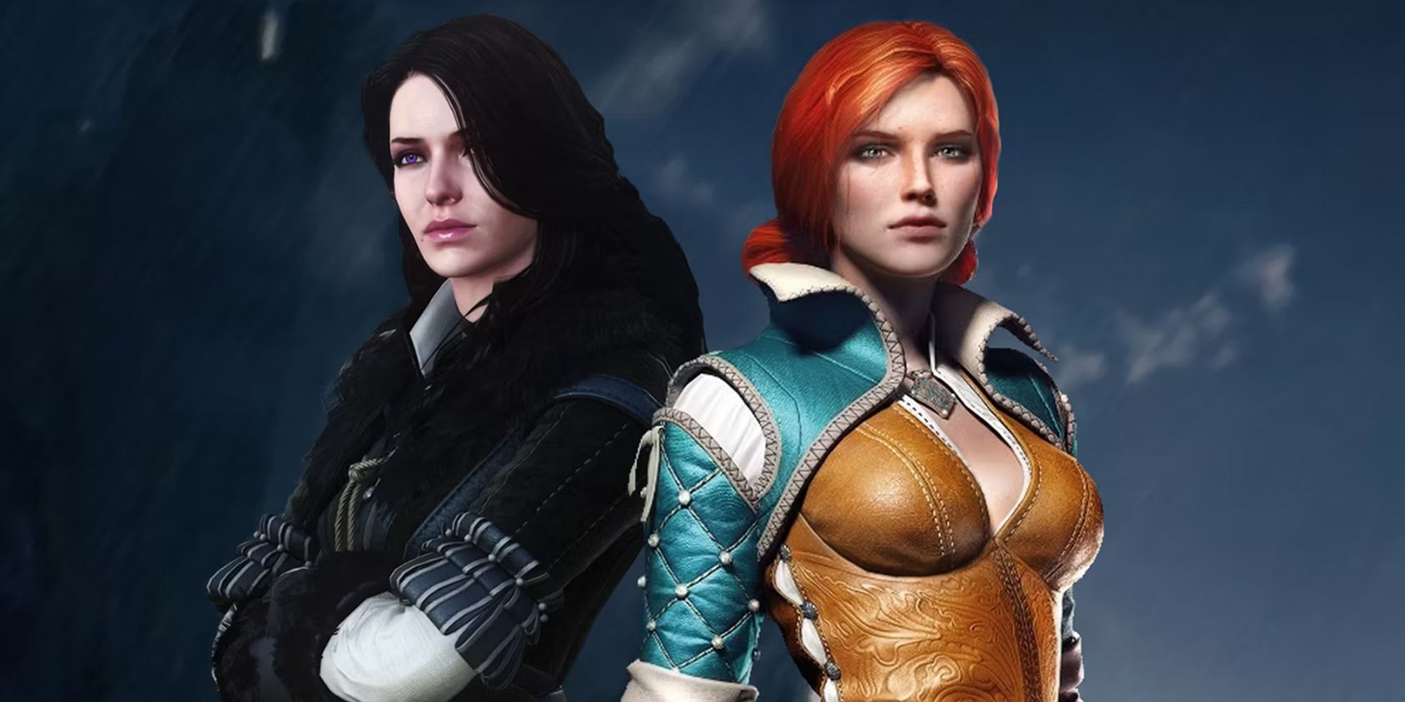 The Witcher 3 - Yennefer And Triss Standing Side by Side