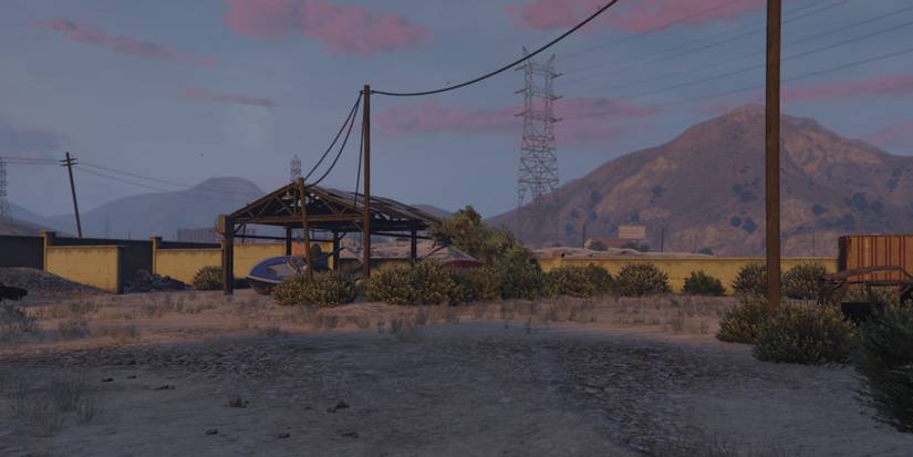 thomson scrapyard at night