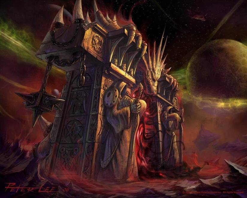 wow tcg burning crusade concept art