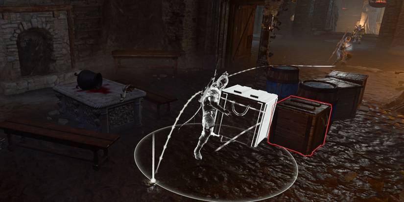 Throwing an improvised weapon