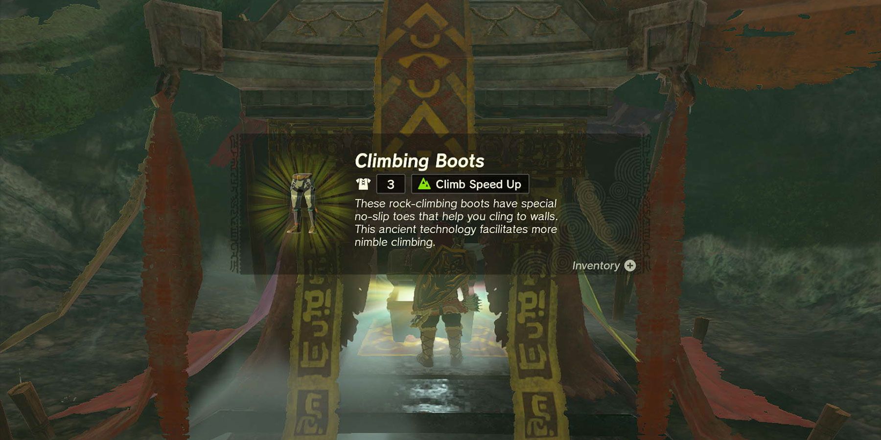 Climbing Boots chest in Tears of the Kingdom.