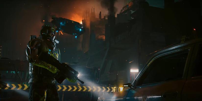 Traffic Stop Cyberpunk 2077