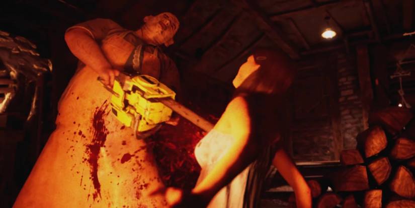 Julie being killed by leatherface