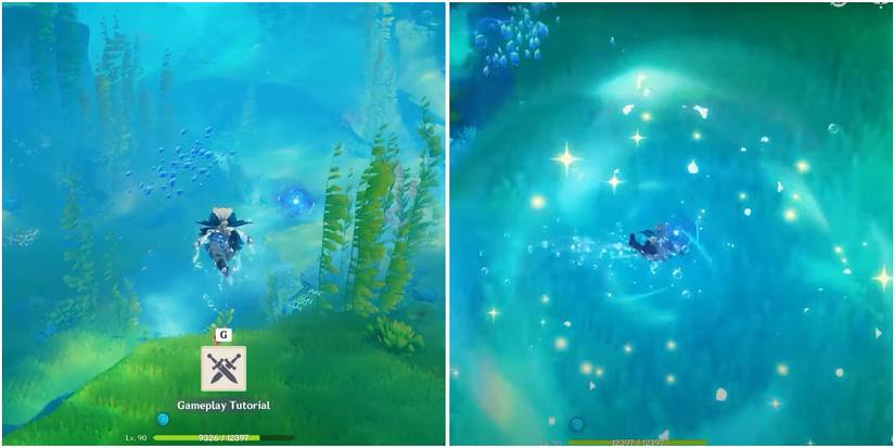 underwater exploration in genshin impact