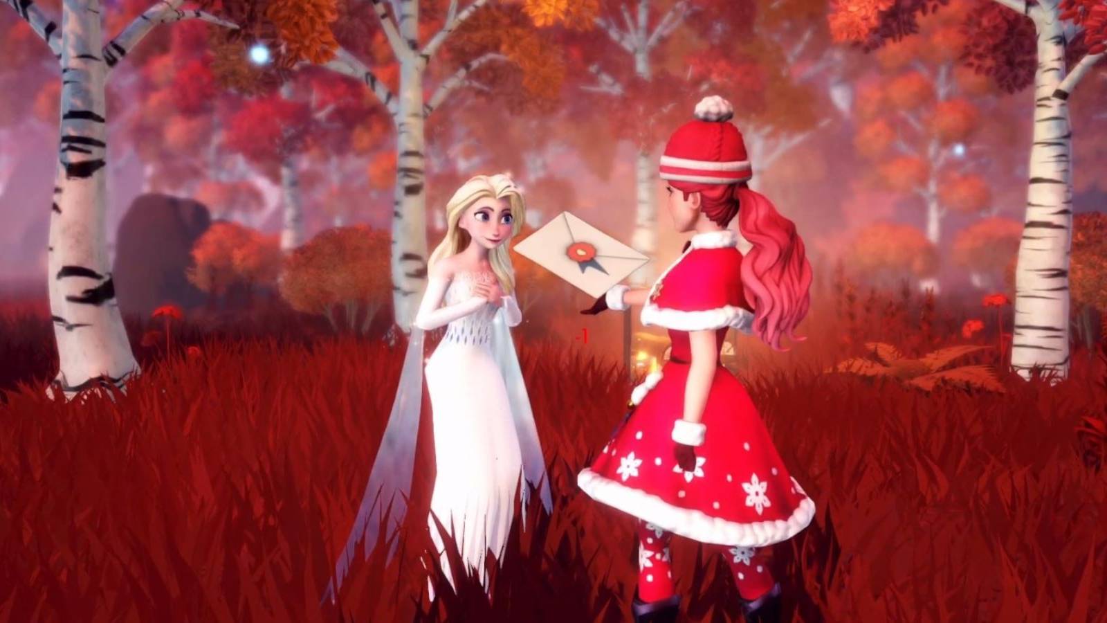 delivering letter to elsa dreamlight valley