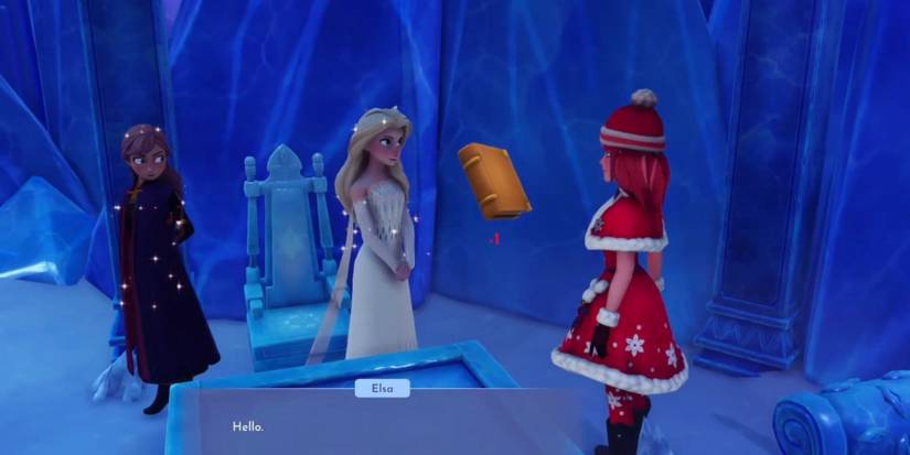 delivering the book of portraits to elsa disney dreamlight valley