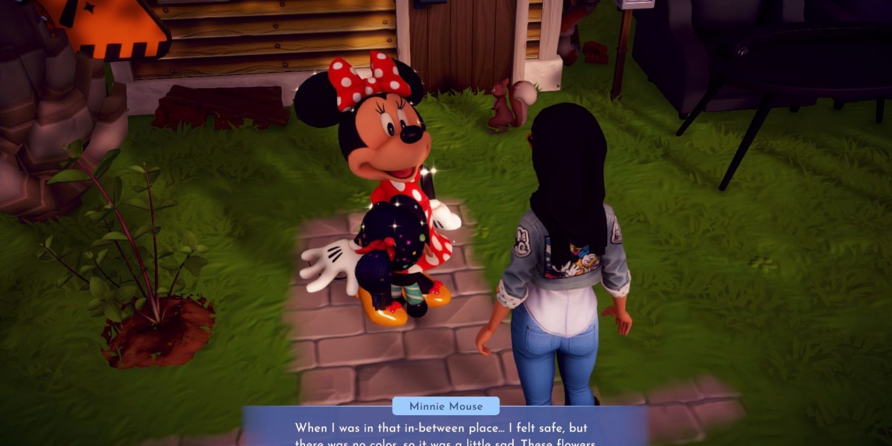 speaking with minnie disney dreamlight valley