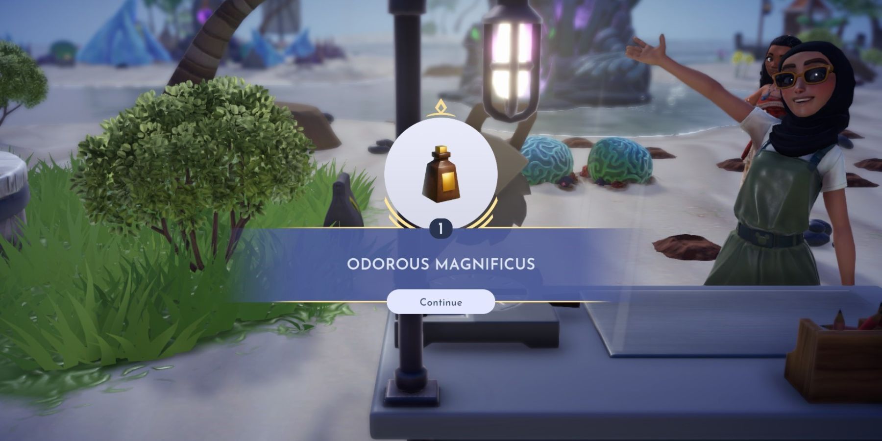 how to craft odorous maginificus dreamlight valley