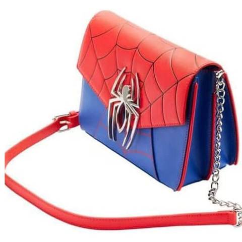 Loungefly Marvel Spider Man Color-Block Crossbody Bag