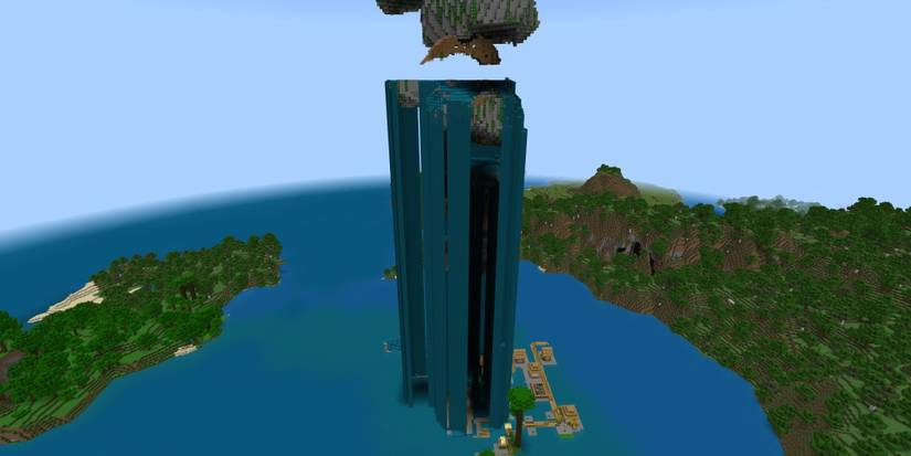 shipwreck waterfall floating village