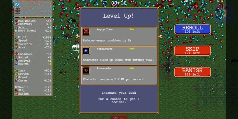 Vampire Survivors Attractorb Passive