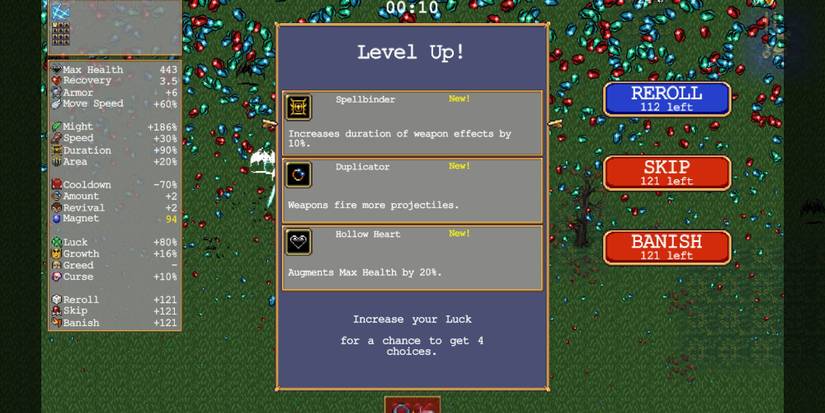 Vampire Survivors Duplicator Passive