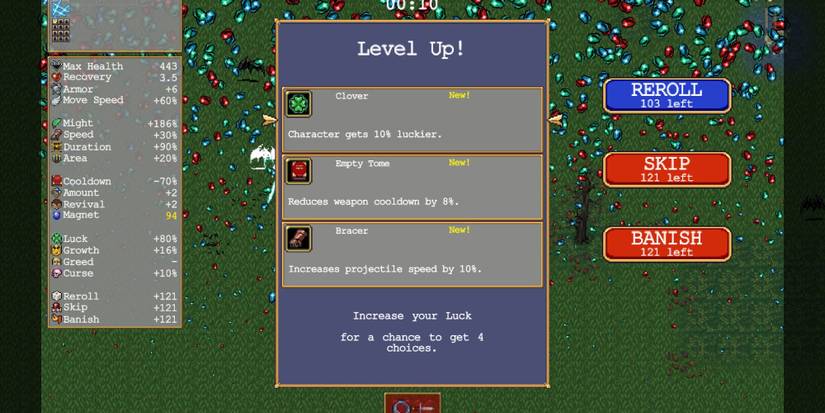 Vampire Survivors Empty Tome Passive